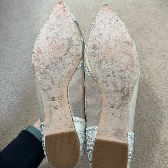 badgley mischka BHLDN gigi pointed toe flats - Picture 8 of 8